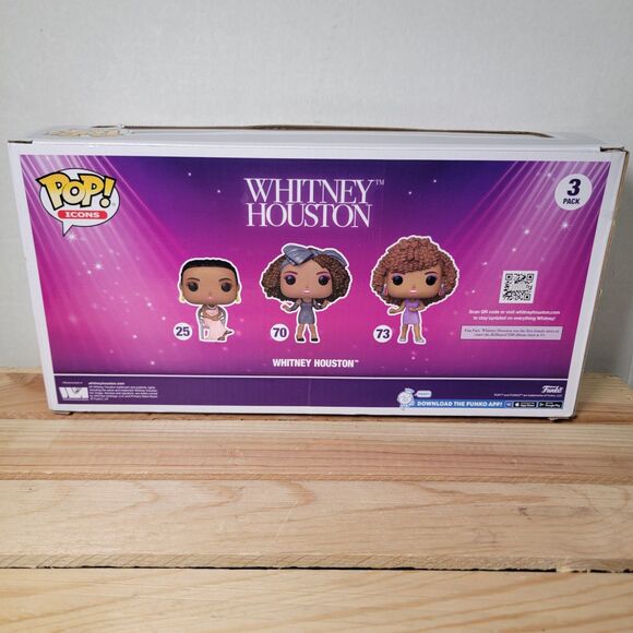 3 Pack Pop! Icons Whitney Houston Diamond Collection - NEW - Picture 9 of 11